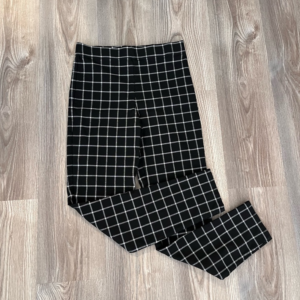 PacSun Black and White Checkered Skinny Pants